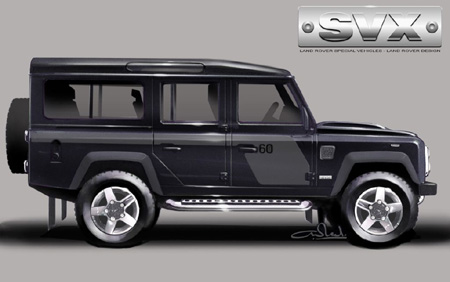 El Land Rover Defender SVX una edici n limitada del Land Rover Defender de