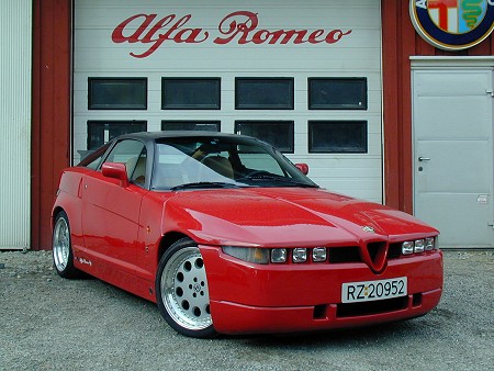 Quindi di fatto una sorta di Alfa 75 IMSA ricarrozzata