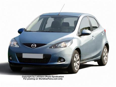 Mazda 2, fotos espía