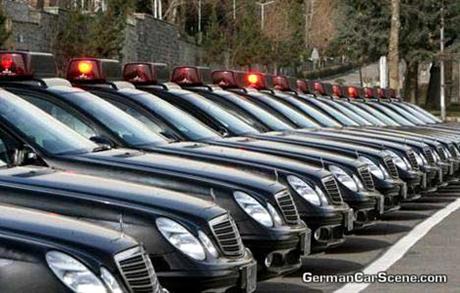 Mercedes Benz Clase E policía iraní