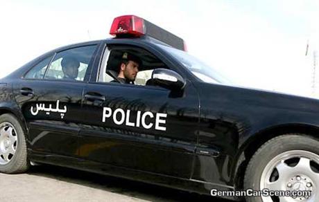 Mercedes Benz Clase E policía iraní