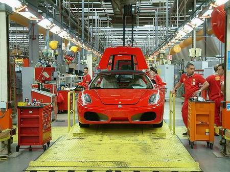 Fotos de la fábrica de Ferrari