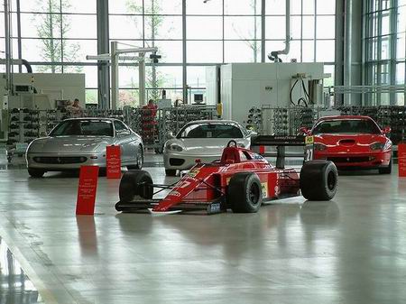 Fotos de la fábrica de Ferrari