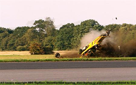 Imágenes del accidente de Richard Hammond