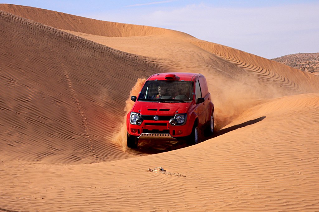 Fiat al Dakar con el Panda 2007