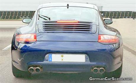 Nuevo Porsche 911, cazado