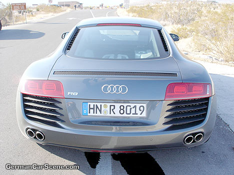 Audi R8 perdiendo aceite