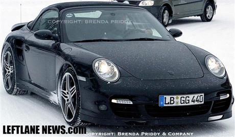 Fotos espía del Porsche 911 Turbo descapotable