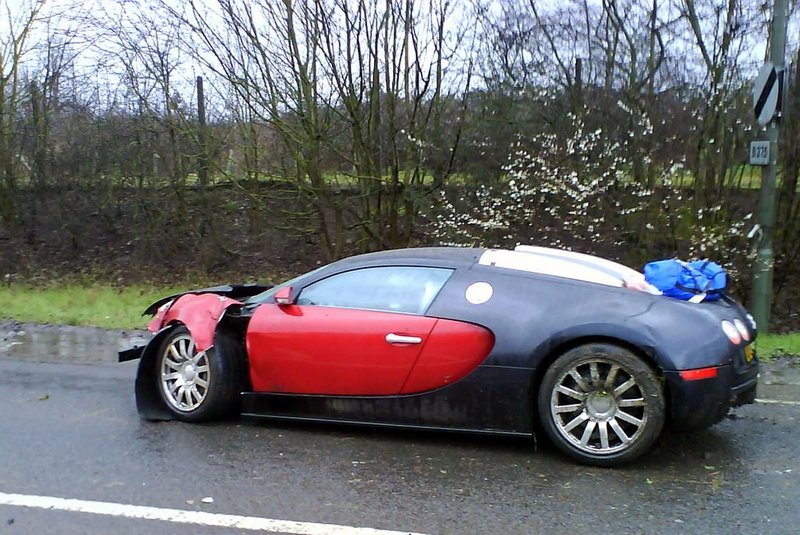 Accidente de un Bugatti Veyron