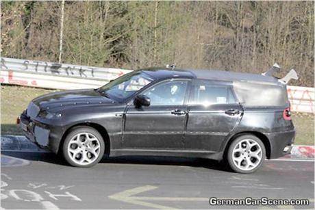 BMW X6, fotos espía desde Nürburgring