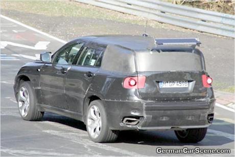 BMW X6, fotos espía desde Nürburgring