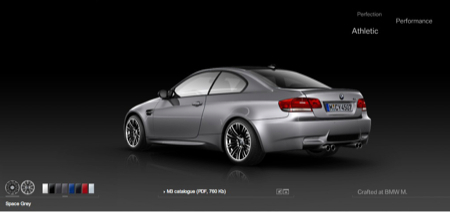 Los colores disponibles del BMW M3