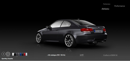 Los colores disponibles del BMW M3