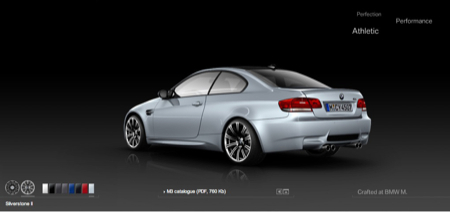 Los colores disponibles del BMW M3