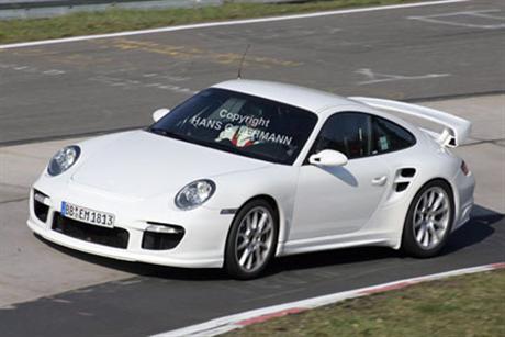 Fotos espía del Porsche 911 GT2 en Nürburgring