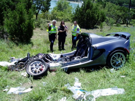 Lotus Elise accidente