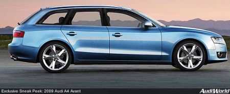 Audi A4 2009, más recreaciones