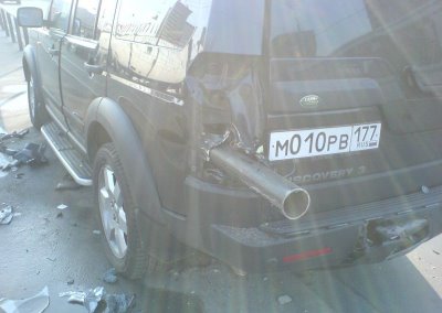 Discovery accidente