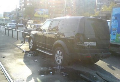 Discovery accidente