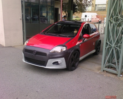 Fiat Grande Punto Abarth, primeras fotos espías