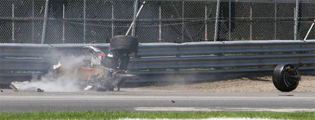 Accidente Robert Kubica Canada