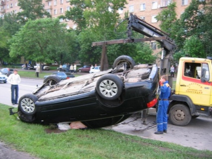 Audi A4 B7 accidente