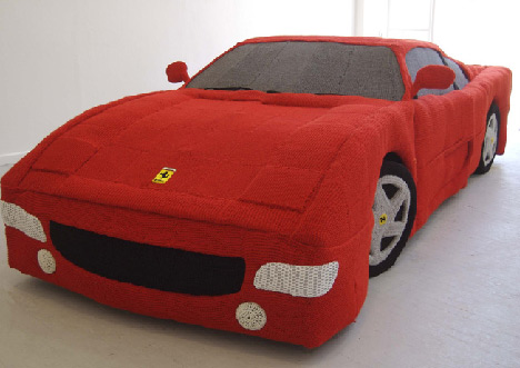 Ferrari de lana, el peluche ideal
