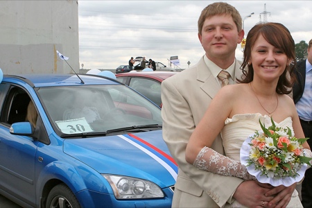 Inédito: 200 Ford Focus reunidos para celeberar una boda
