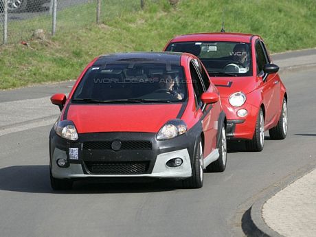 Fiat Grande Punto Abarth y 500 Abarth, los escorpiones van de la mano