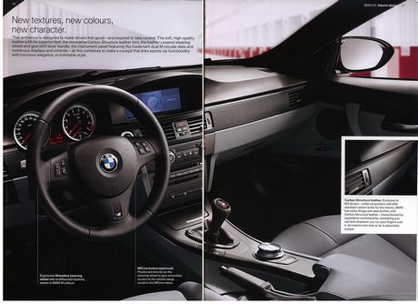 Folleto del BMW M3, revelado