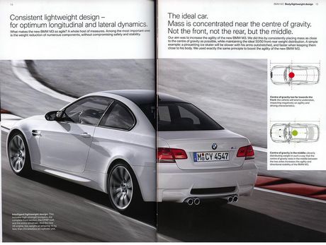 Folleto del BMW M3, revelado