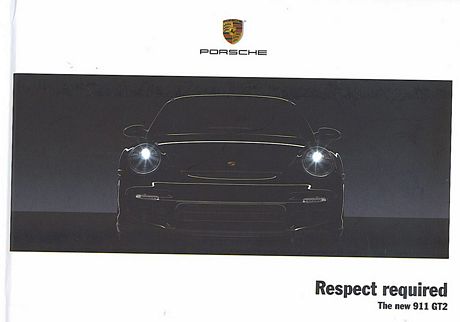 Folleto del Porsche 911 GT2, revelado