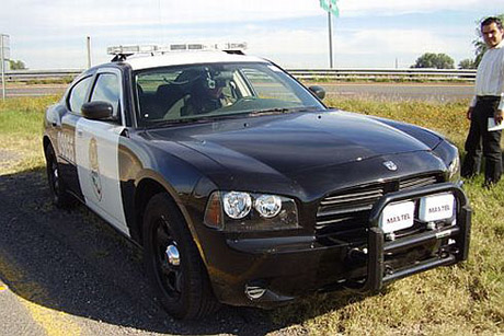 Un coche de policía muy especial para México