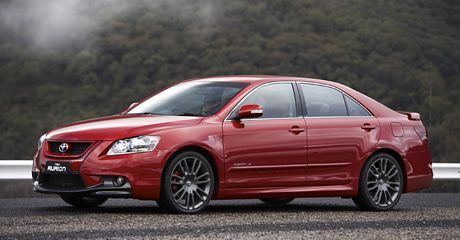 Toyota Aurion TRD, el tracción delantera más potente para Australia