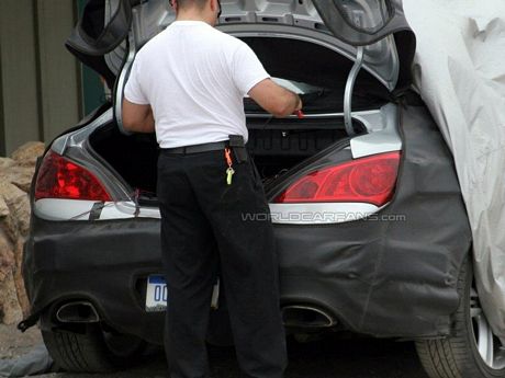 Luces traseras del nuevo coupé de Hyundai, descubiertas