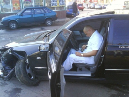 Accidente Mercedes Clase E