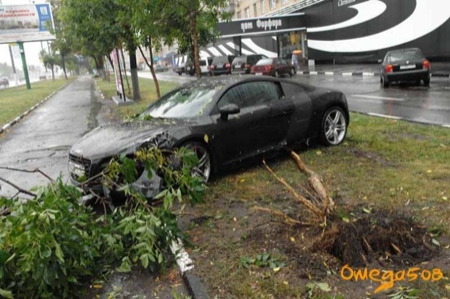Accidente Audi R8