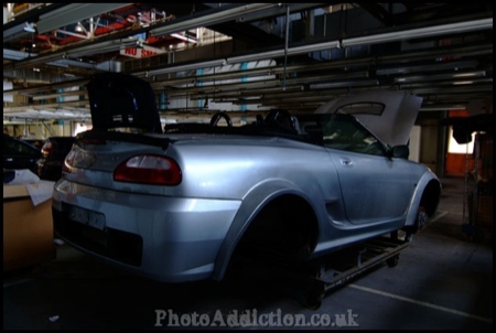 Un paseo por la fábrica de MG Rover Group abandonada