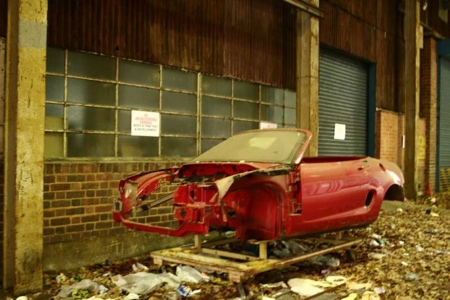 Un paseo por la fábrica de MG Rover Group abandonada