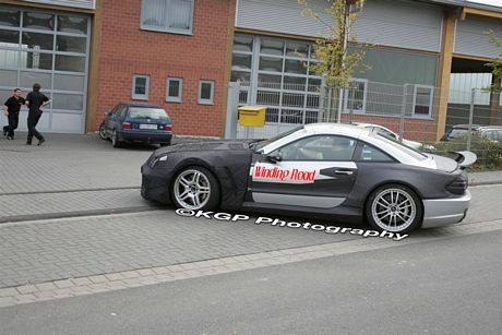 Fotos espía del Mercedes SL Black Series