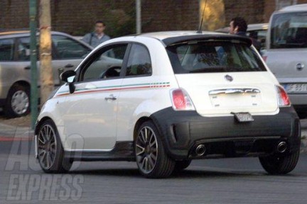 Fotos espías del Fiat 500 Abarth SS