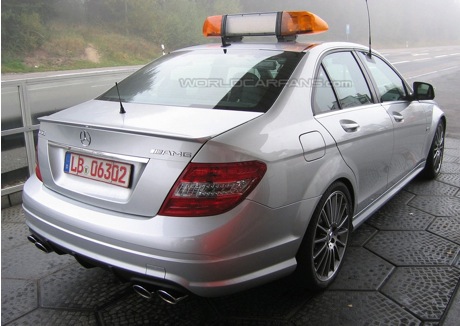 Mercedes C 63 AMG Pace Car de la DTM, cazado