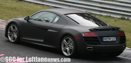 Audi R8 V10 totalmente al descubierto en el Ring