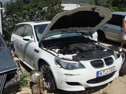 Accidente BMW M5 Touring