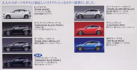 Subaru Impreza WRX STi, filtrado