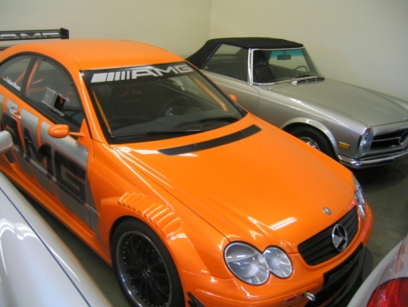 Mercedes CLK DTM AMG, de color naranja