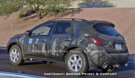 Nissan Murano 2009, fotos espía