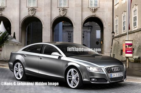 Mula de pruebas del Audi A7, cazada