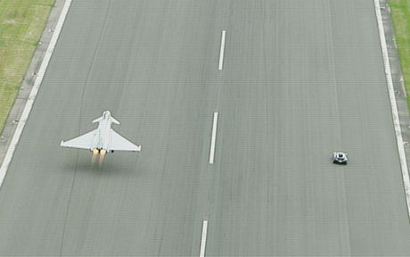 Bugatti Veyron vs EuroFighter
