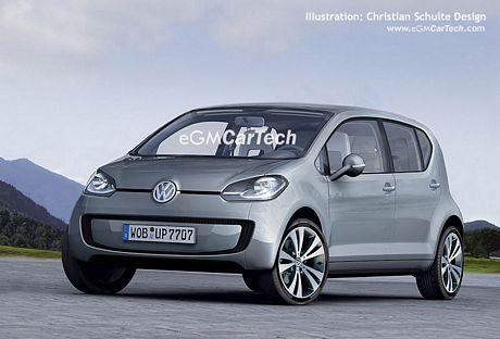 Recreaciones de las próximas versiones del Volkswagen Up!
